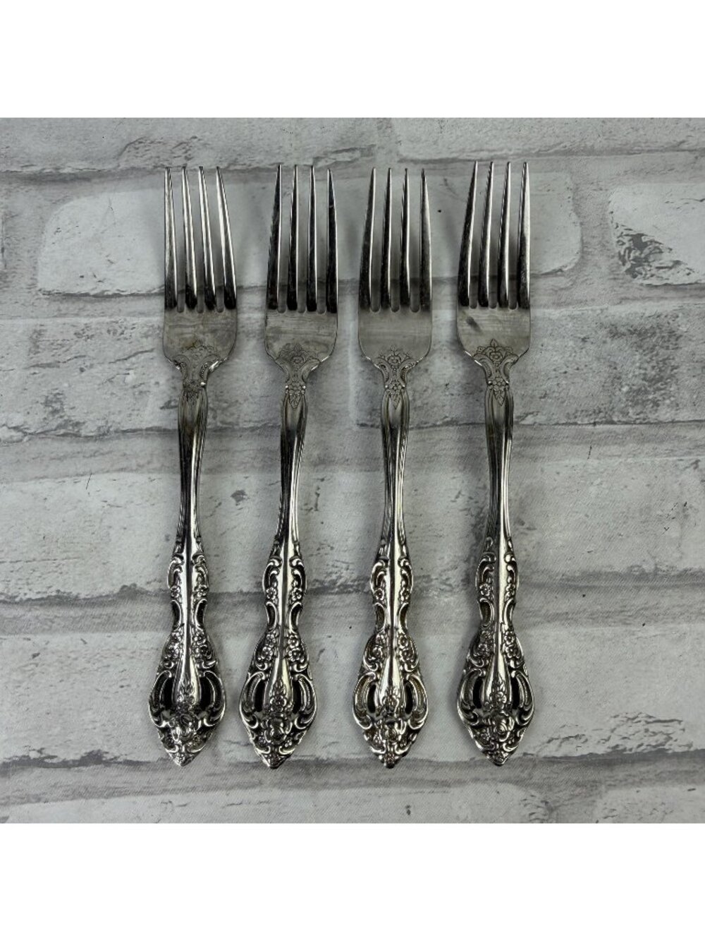 Oneida MICHELANGELO Forks Set of 4 Stainless Silverware Flatware
